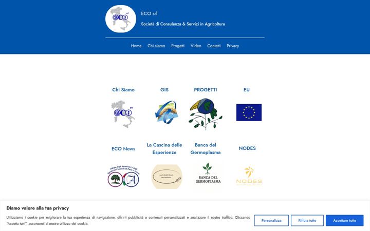 Screenshot of ecosrl.eu