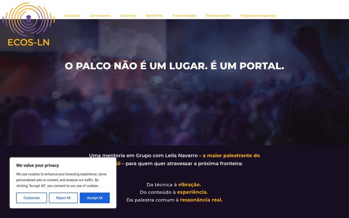 Screenshot of ecossistemaleilanavarro.com.br