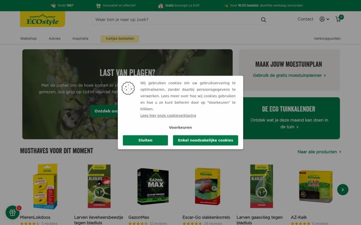 Screenshot of ecostyle.nl