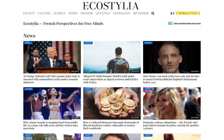 Screenshot of ecostylia.com