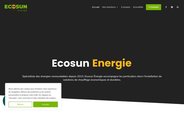 Screenshot of ecosun-energie.fr