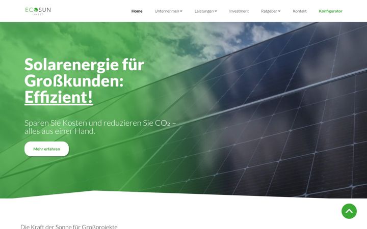 Screenshot of ecosuninvest.de