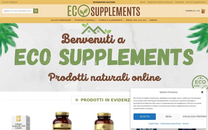 Captura de ecrã de ecosupplements.it