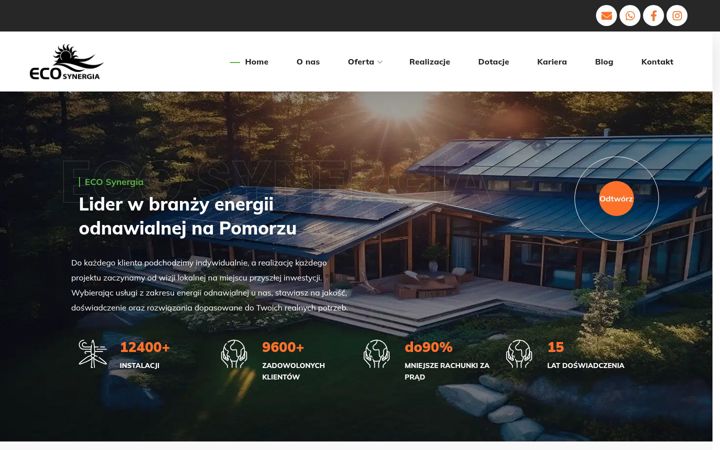 Screenshot of ecosynergia.pl