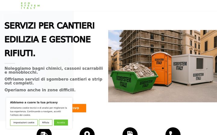 Screenshot of ecosystemitaly.it