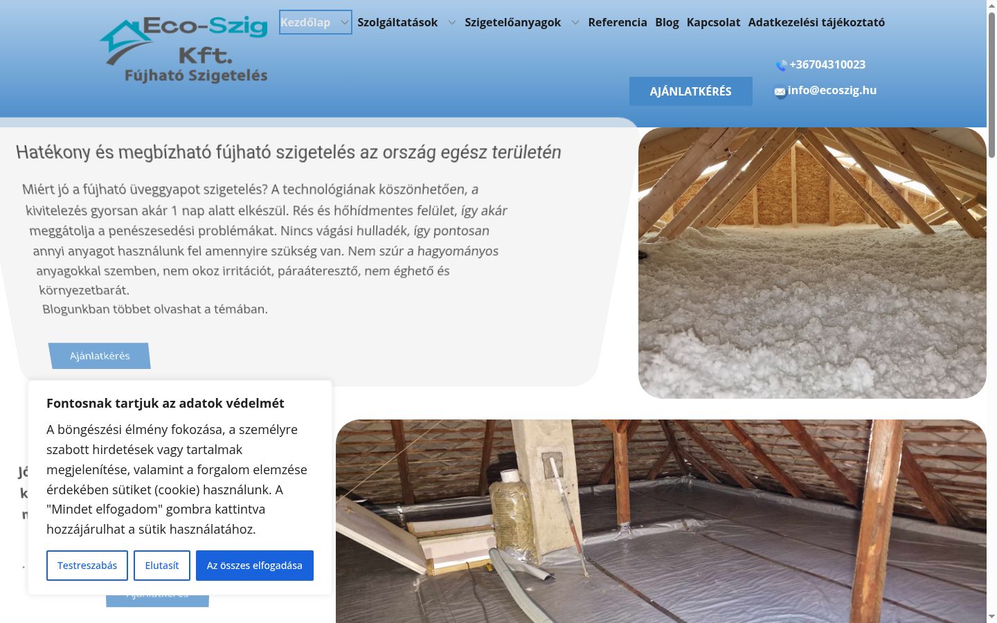 Skjermbilde av samtykkebanneret slik det vises før noen interaksjon