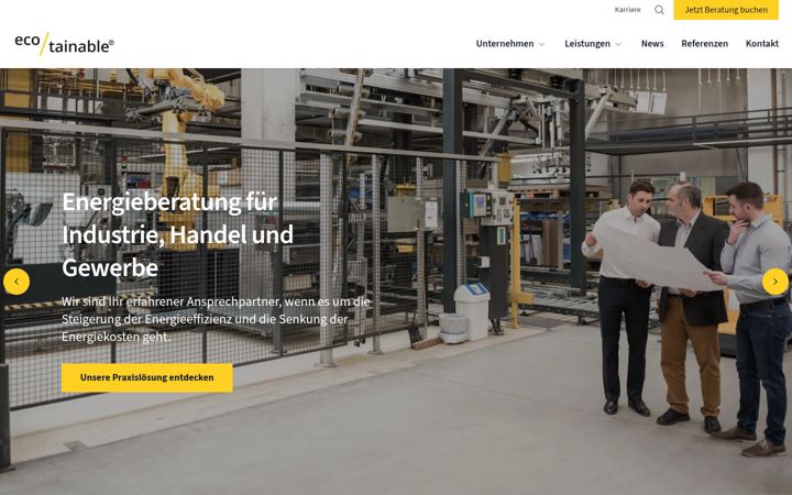 Screenshot di ecotainable.de