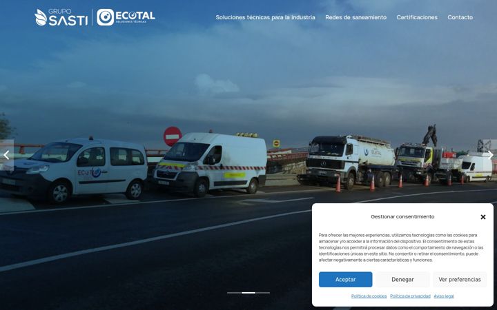 Screenshot of ecotal.es
