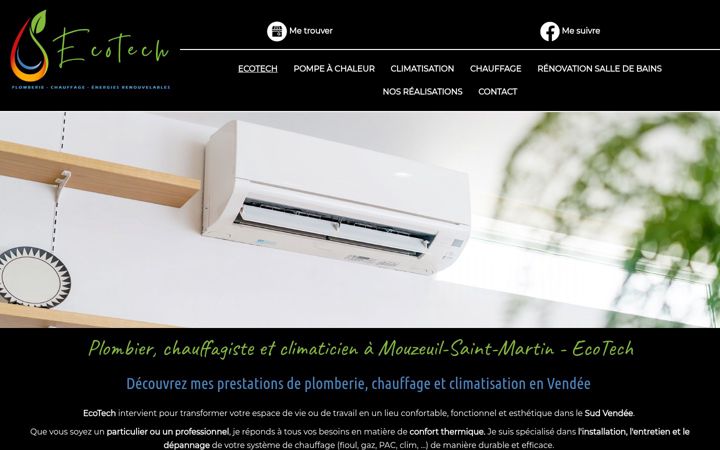 Snímek obrazovky ecotech85.fr