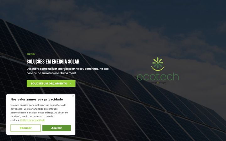 Screenshot of ecotechbr.com