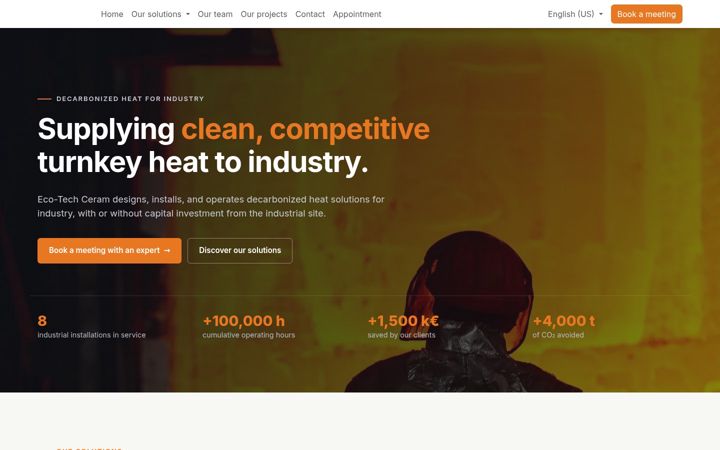 Screenshot of ecotechceram.com