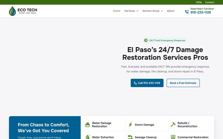 Screenshot of ecotechwfm.com