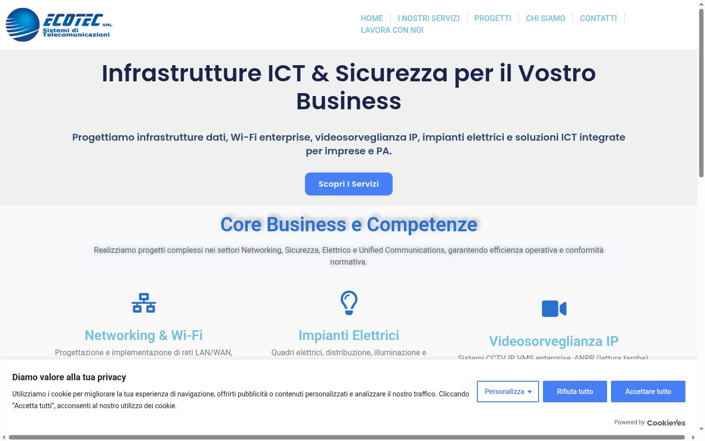 Captură de ecran a bannerului de consimțământ afișat înainte de orice interacțiune