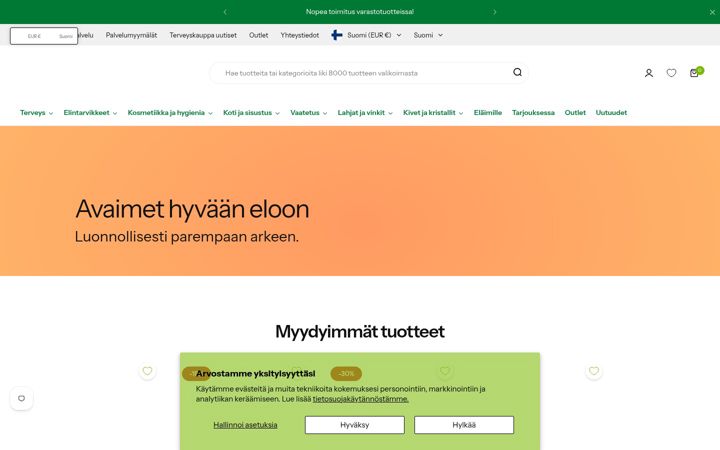 Captura de pantalla de ecoteekki.fi