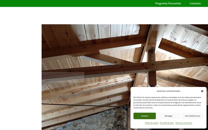 Screenshot of ecotejados.com