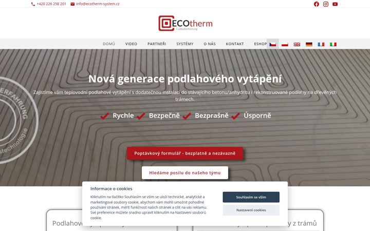 Screenshot van ecotherm-system.cz