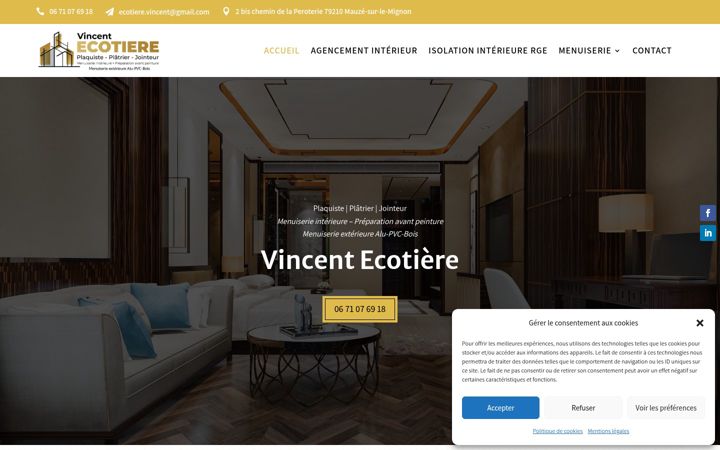 Snímek obrazovky ecotiere-vincent79.fr