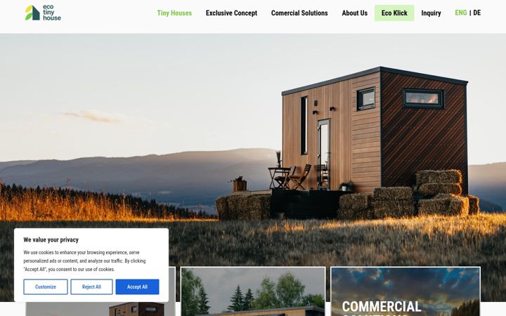 Screenshot of ecotiny.house