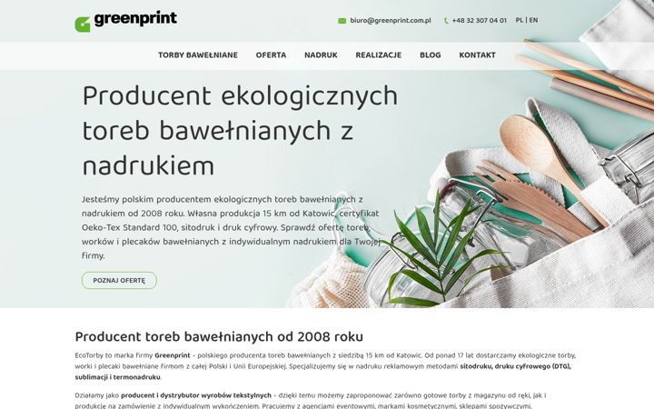 Screenshot of ecotorby.pl