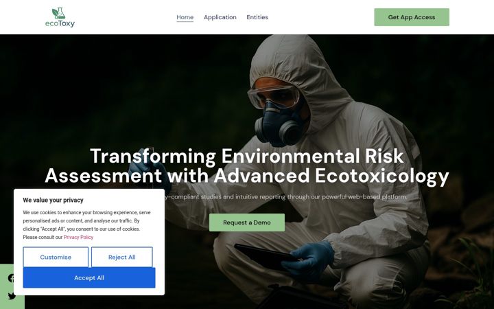 Screenshot of ecotoxy.com