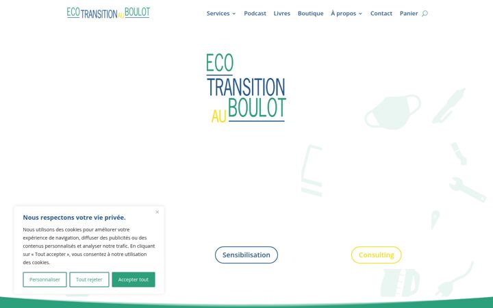 Snímek obrazovky ecotransitionauboulot.fr