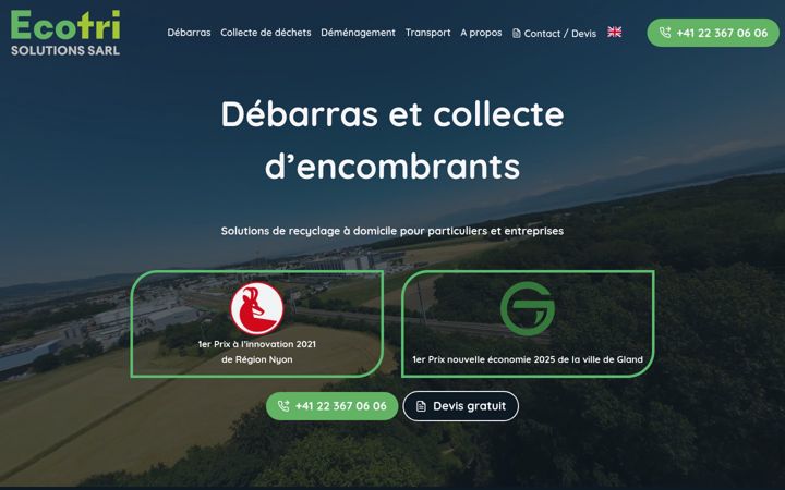Screenshot of ecotrisolutions.ch