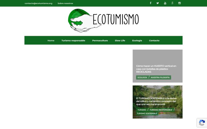 Screenshot of ecotumismo.org