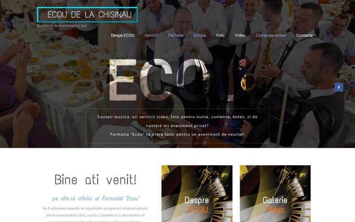 Screenshot of ecou-chisinau.com