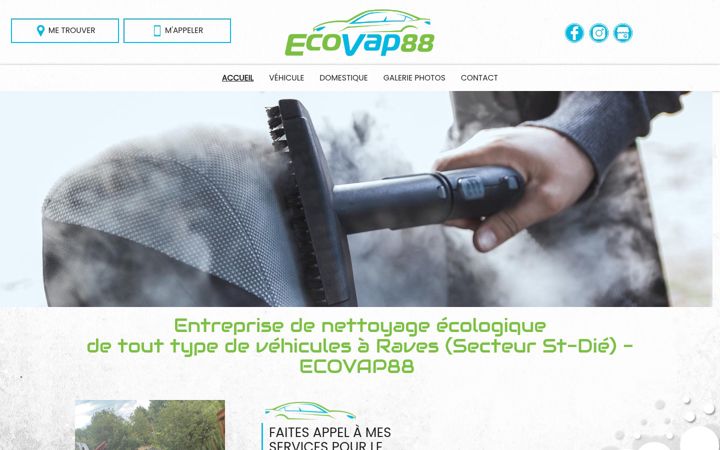 Snímek obrazovky ecovap88.fr
