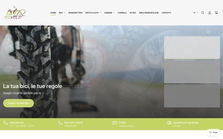 Screenshot of ecovelo.it