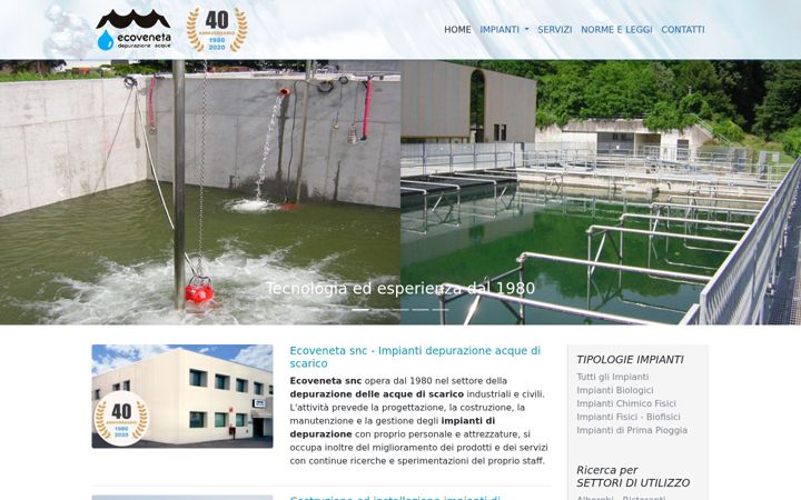 Screenshot of ecoveneta.net