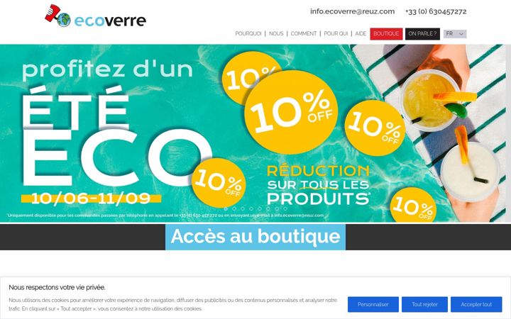 Screenshot of ecoverre.com