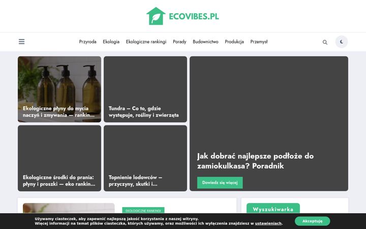 Captura de pantalla de ecovibes.pl