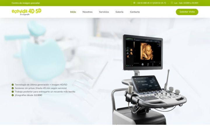Screenshot of ecovida4d.com