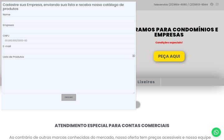 Screenshot von ecovilaisabel.com.br