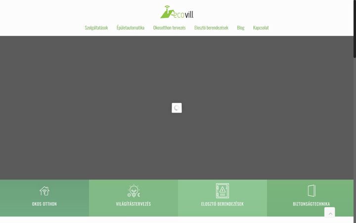 Skjermbilde av ecovill.hu