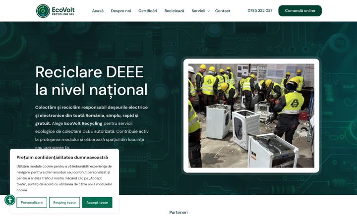 Screenshot of ecovoltdeee.ro