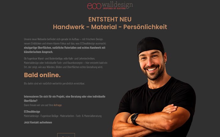 Screenshot of ecowalldesign.ch