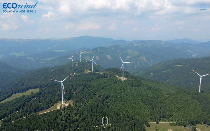 Screenshot of ecowind.at
