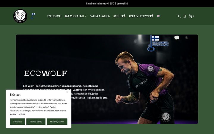 Screenshot of ecowolf.fi