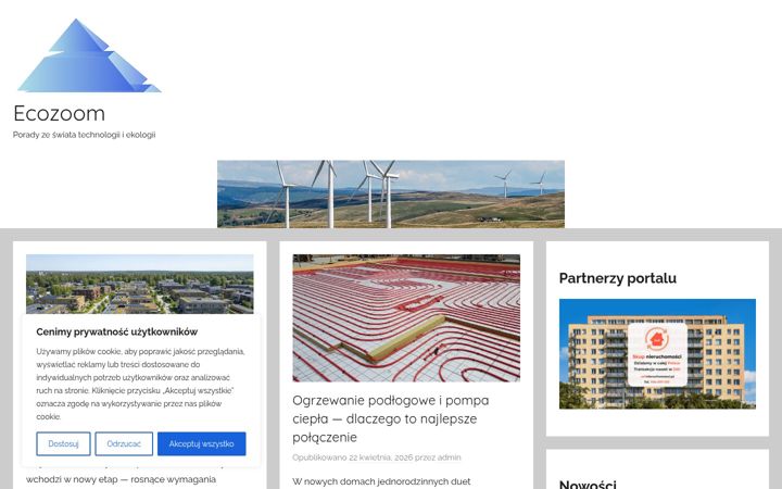 Captura de pantalla de ecozoom.pl