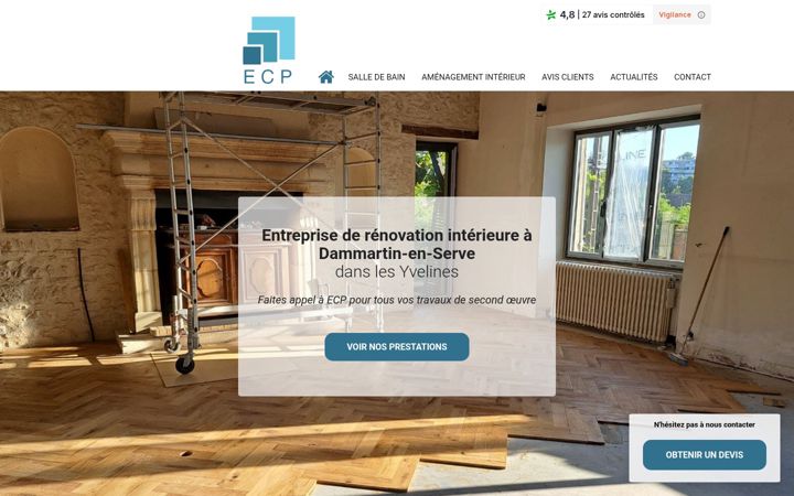 Screenshot of ecp-renovation-interieure.com