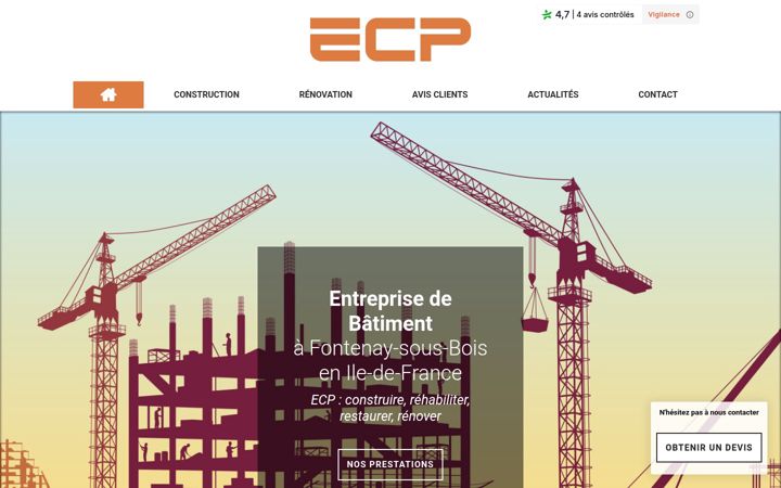 Screenshot of ecp-sas.fr