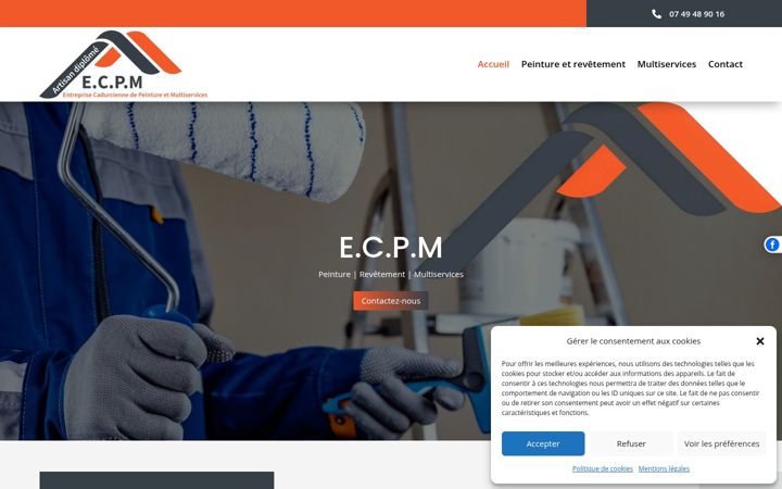 Screenshot of ecpm-peinturemultiservices.fr