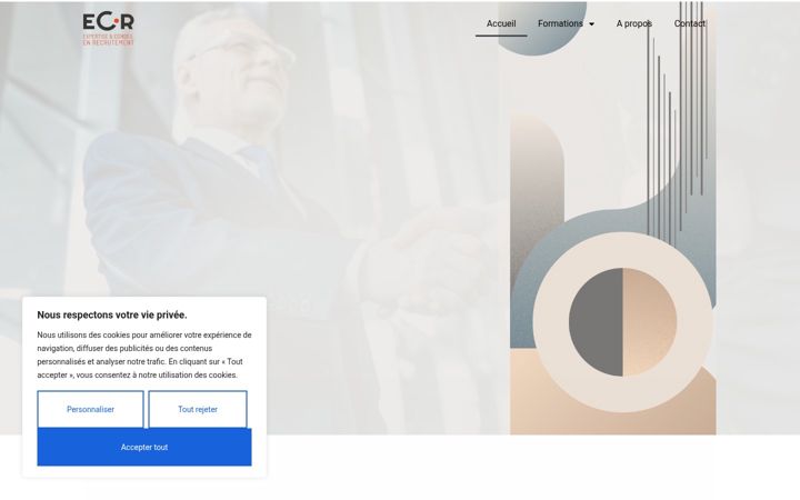 Screenshot of ecr-recrutement.fr