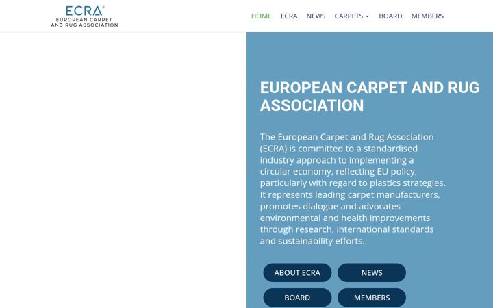 Screenshot of ecra.eu