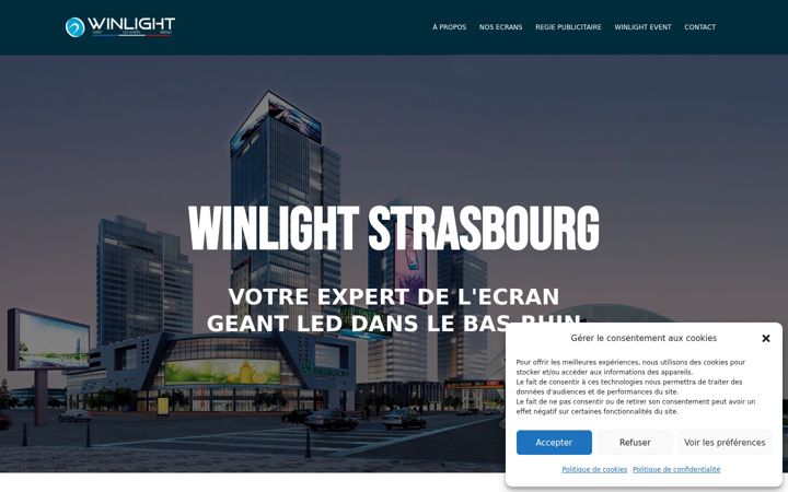 Screenshot of ecran-geant-led-strasbourg.fr