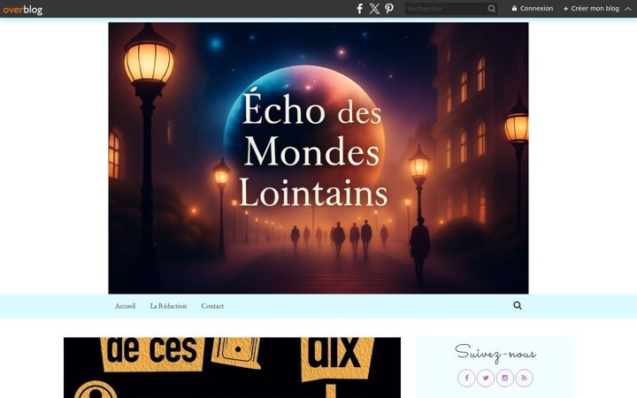 Screenshot of ecran-miroir.fr