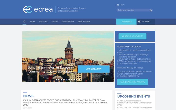 Screenshot of ecrea.eu