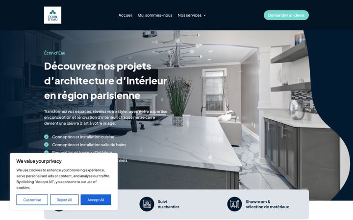 Screenshot of ecrindeau.fr